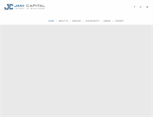 Tablet Screenshot of janicapital.com